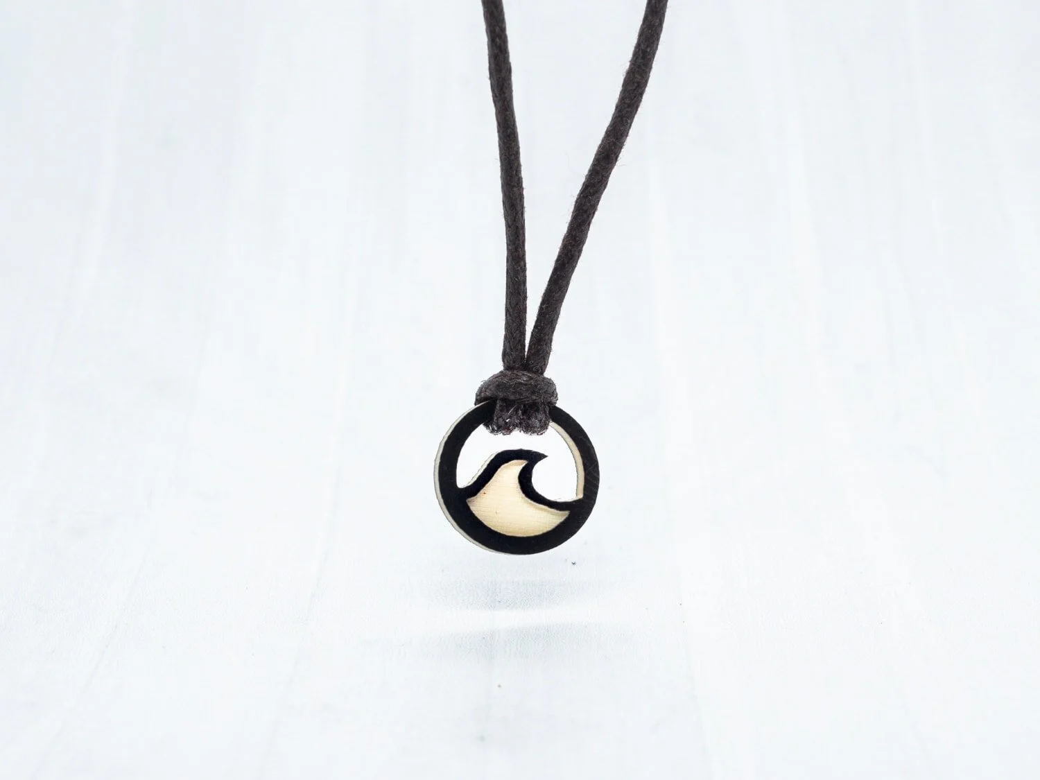 Moonlit Ocean Black Wave Necklace Life Less Ordinary